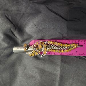 Elegant Silver and Gold Hair Clip